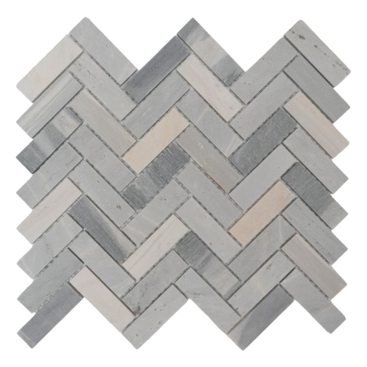 Herringbone Italian Blue 11 x 12.5